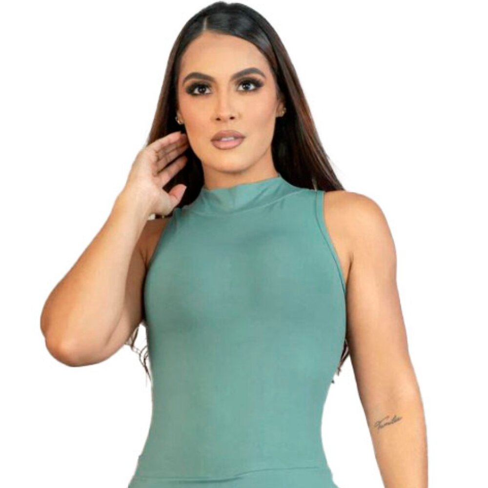 Women Dress Color Olive Size S